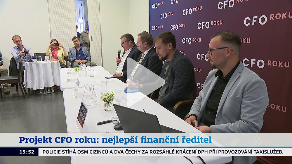 2026-06-16 ČT24 - Reportáž o tiskové konferenci CFO roku | CFO roku - Ocenění pro nejlepšího finančního ředitele